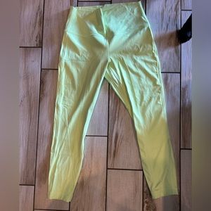 Bright yellow lululemon high rise align leggings 25”